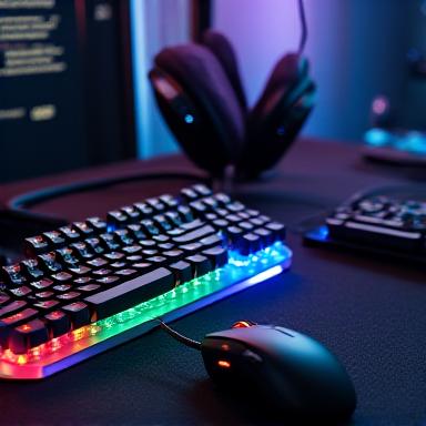 Kit periferiche gaming: tastiera, mouse e cuffie